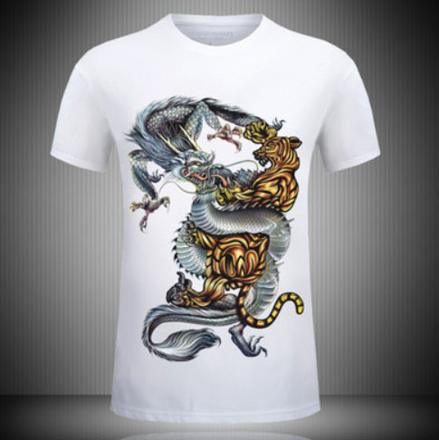 Tai Chi Kung Fu T-shirt Dragon & Tiger