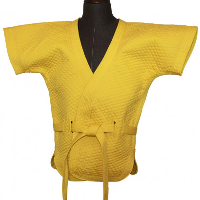 Yellow Thick Cotton Shuai Jiao/Wrestling Jacket 
