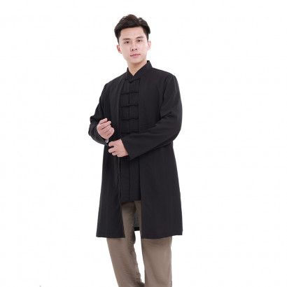 Double-layered Fake Two-piece Chinese Coats for Man