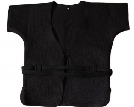 Black Thick Cotton Shuai Jiao/Wrestling Jacket 