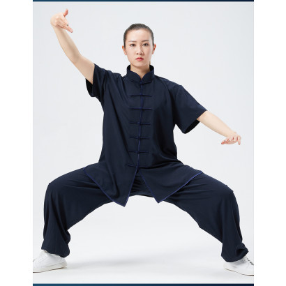 [SOLDES D'HIVER -15%] Tenue Tai Chi / Kung Fu manches longues et courtes tissu sportif