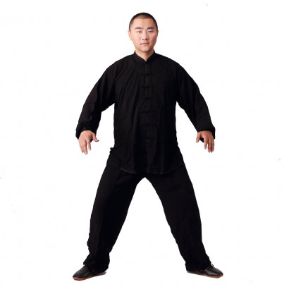 [PROMO -30%] Tenue Classique Tai Chi Kung Fu coton léger, Enfant et Adulte