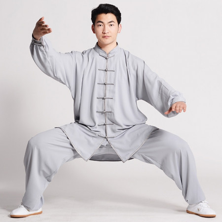 [SOLDES D'HIVER -40%] Tenue Tai Chi Kung Fu en coton et soie imitation
